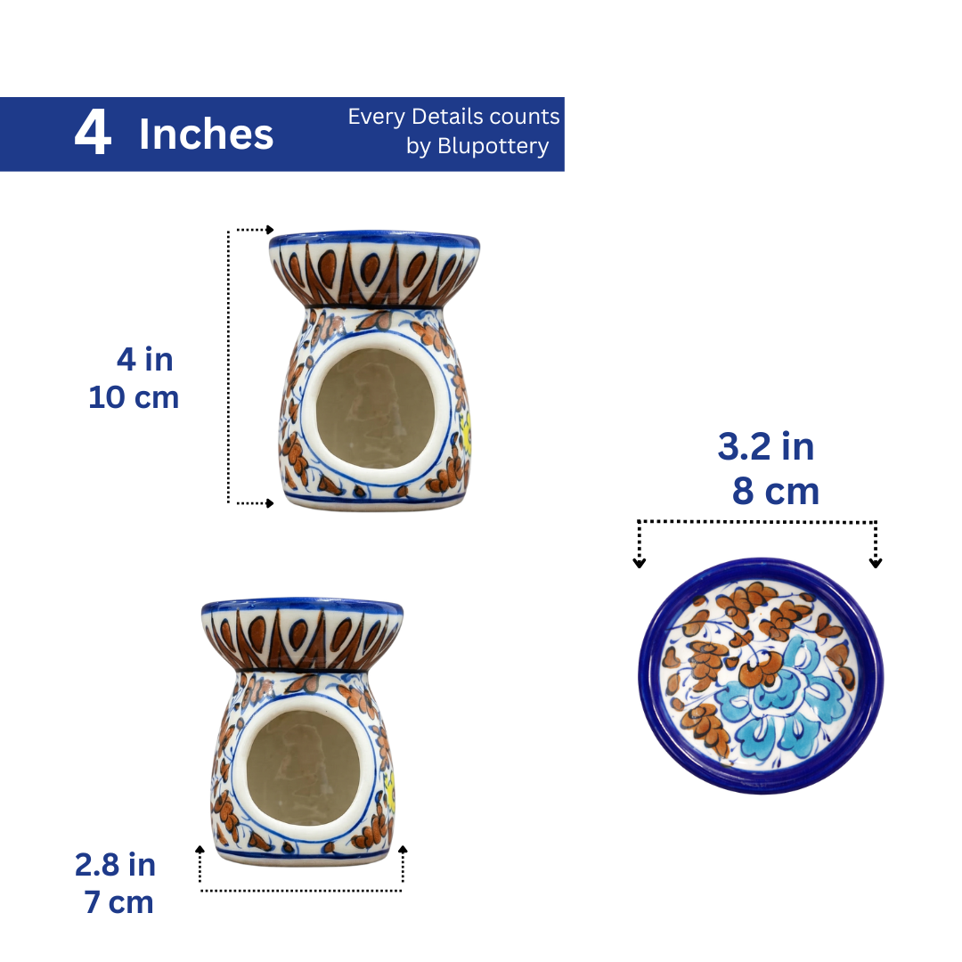 Hand-Painted Ceramic Essential Oil Burner