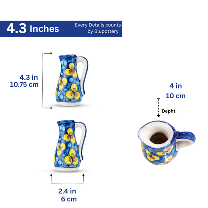 Hand-Painted Ceramic Mini Pitcher Vase