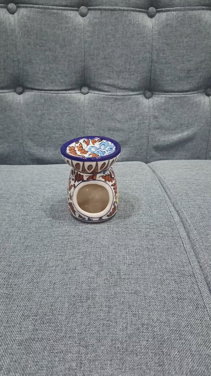 Hand-Painted Ceramic Essential Oil Burner